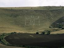 The Long Man, Wilmington, East Sussex, England, United Kingdom-Walter Rawlings-Photographic Print