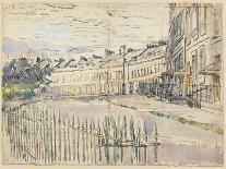 A View of Lansdown Crescent, Bath-Walter Richard Sickert-Giclee Print