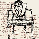 Script Tuft Chair-Walter Robertson-Art Print