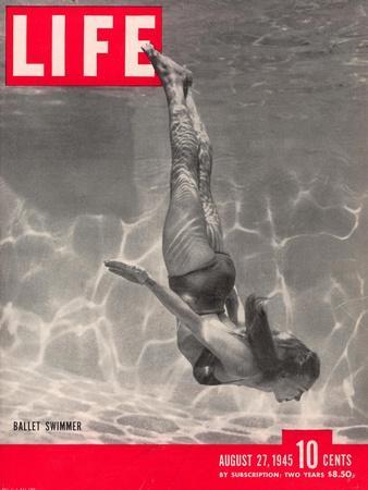 Ballet Swimmer Belita, August 27, 1945
