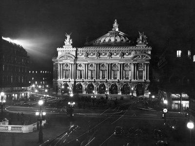 The Paris Opera House at Night