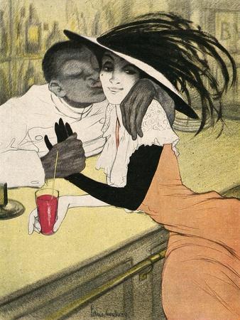 Mixed Race Couple, Cafe