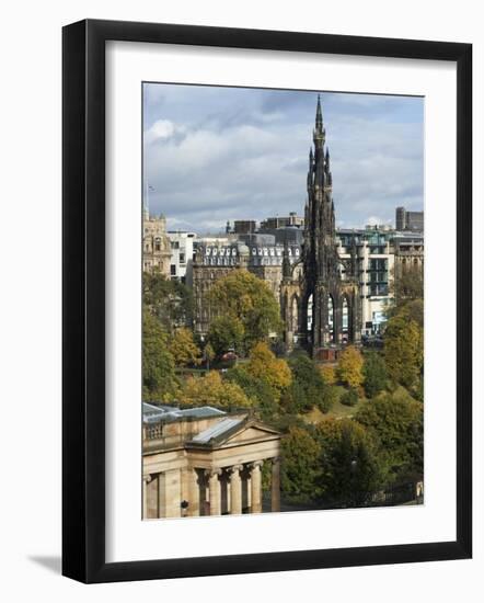 Walter Scott Memorial, Edinburgh, Scotland, United Kingdom, Europe-Ethel Davies-Framed Photographic Print