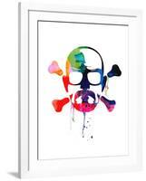 Walter Skull Watercolor-Lora Feldman-Framed Art Print