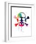 Walter Skull Watercolor-Lora Feldman-Framed Art Print