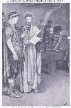 Carausius Sees Himself on a Coin He Has Ordered for Britain-Walter Stanley Paget-Giclee Print