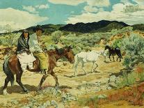 One in the Pasture-Walter Ufer-Giclee Print