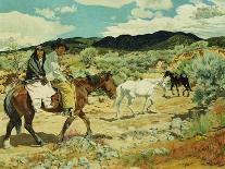 Chief Thundercloud-Walter Ufer-Stretched Canvas