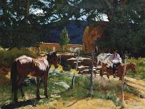 One in the Pasture-Walter Ufer-Giclee Print
