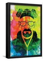 Walter White Watercolor 1-Anna Malkin-Framed Poster