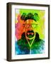 Walter White Watercolor 1-Anna Malkin-Framed Art Print