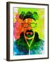 Walter White Watercolor 1-Anna Malkin-Framed Art Print