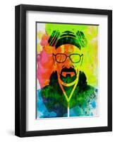 Walter White Watercolor 1-Anna Malkin-Framed Art Print