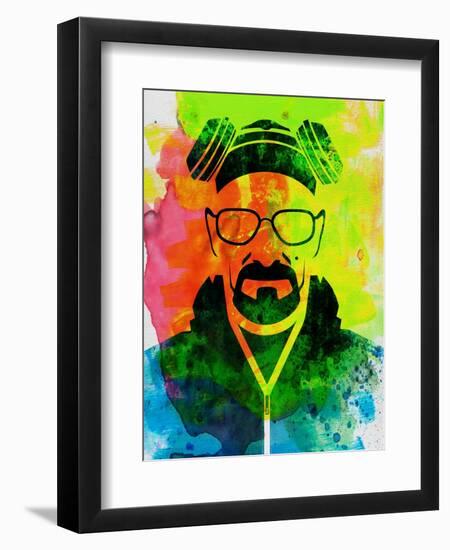 Walter White Watercolor 1-Anna Malkin-Framed Art Print