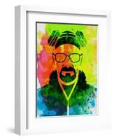 Walter White Watercolor 1-Anna Malkin-Framed Art Print