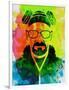 Walter White Watercolor 1-Anna Malkin-Framed Art Print