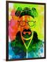 Walter White Watercolor 1-Anna Malkin-Framed Art Print