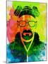 Walter White Watercolor 1-Anna Malkin-Mounted Art Print