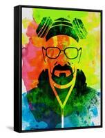 Walter White Watercolor 1-Anna Malkin-Framed Stretched Canvas