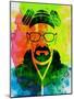 Walter White Watercolor 1-Anna Malkin-Mounted Art Print