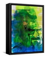 Walter White Watercolor 2-Anna Malkin-Framed Stretched Canvas
