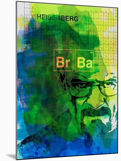 Walter White Watercolor 2-Anna Malkin-Mounted Art Print