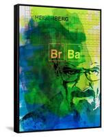 Walter White Watercolor 2-Anna Malkin-Framed Stretched Canvas