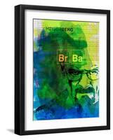 Walter White Watercolor 2-Anna Malkin-Framed Art Print