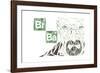 Walter White-Cristian Mielu-Framed Premium Giclee Print