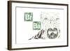 Walter White-Cristian Mielu-Framed Art Print