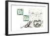 Walter White-Cristian Mielu-Framed Art Print