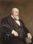 Charles Darwin, Print After the Painting by W.W. Ouless, from The History of the Nation-Walter William Ouless-Giclee Print