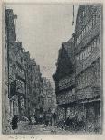 'Market Place, Leipzig', c1913-Walter Zeising-Stretched Canvas