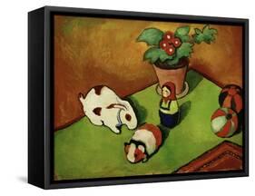 Walterchens Spielsachen (Walterchen's Toys), 1912-Auguste Macke-Framed Stretched Canvas