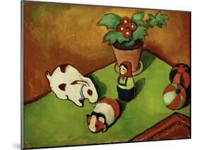 Walterchens Spielsachen (Walterchen's Toys), 1912-Auguste Macke-Mounted Giclee Print