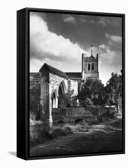 Waltham Abbey Church-Fred Musto-Framed Stretched Canvas