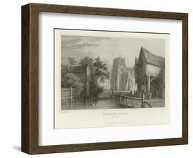 Waltham Abbey, Essex-William Henry Bartlett-Framed Giclee Print