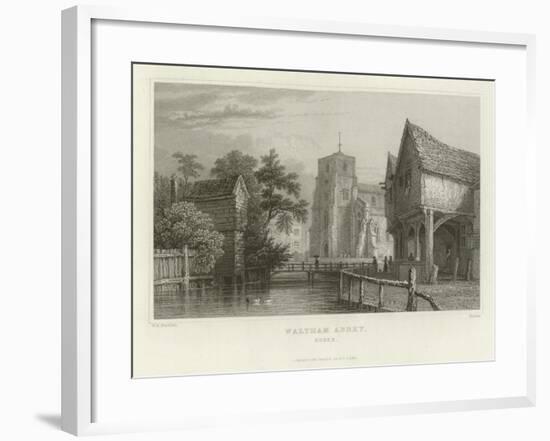 Waltham Abbey, Essex-William Henry Bartlett-Framed Giclee Print