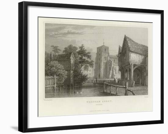 Waltham Abbey, Essex-William Henry Bartlett-Framed Giclee Print