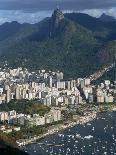 Corcovado Mountain and the Botafogo District of Rio De Janeiro from Sugarloaf Mountain, Brazil-Waltham Tony-Framed Photographic Print