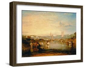 Walton Bridges-J. M. W. Turner-Framed Giclee Print
