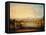 Walton Bridges-J. M. W. Turner-Framed Stretched Canvas