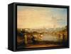 Walton Bridges-J. M. W. Turner-Framed Stretched Canvas