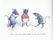 Three Glad Mice, Three Glad Mice, Ate All That They Could-Walton Corbould-Giclee Print