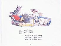 Three Scared Mice, Three Scared Mice, Ran for their Lives-Walton Corbould-Giclee Print