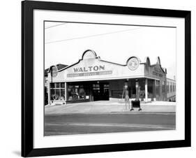 Walton Garage and Service Station, 1926-Chapin Bowen-Framed Giclee Print