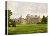 Walton Hall, Warwickshire, Home of Baronet Mordaunt, C1880-Benjamin Fawcett-Stretched Canvas