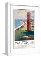 Walton-on-Naze, LNER c.1930-null-Framed Art Print