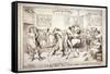 Waltzing! or a Peep into the Royal Brothel, Spring Gardens, London, C1816-Isaac Robert Cruikshank-Framed Stretched Canvas