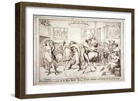 Waltzing! or a Peep into the Royal Brothel, Spring Gardens, London, C1816-Isaac Robert Cruikshank-Framed Giclee Print